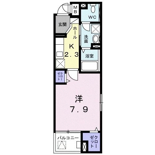 SUN16浜町の間取り写真