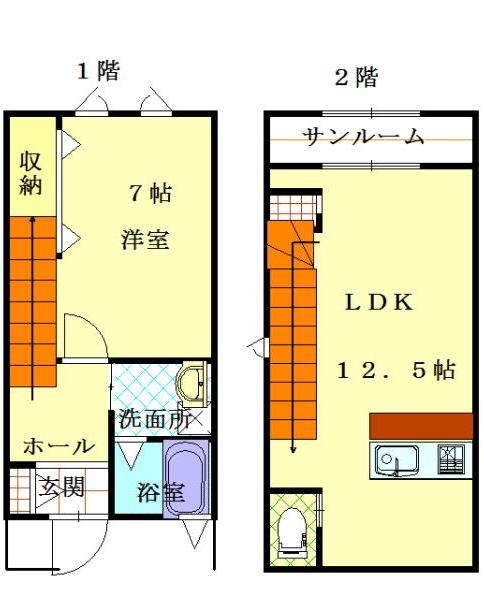 エルウッド20　B棟の間取り