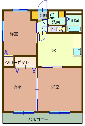 プチメゾンの間取り