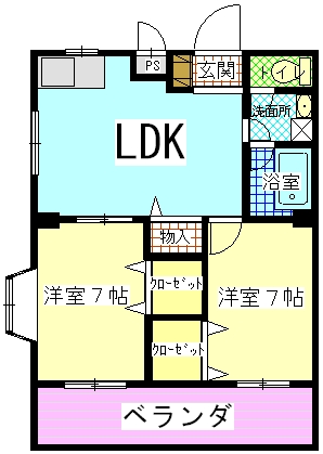 ドミール２号館_間取り_0