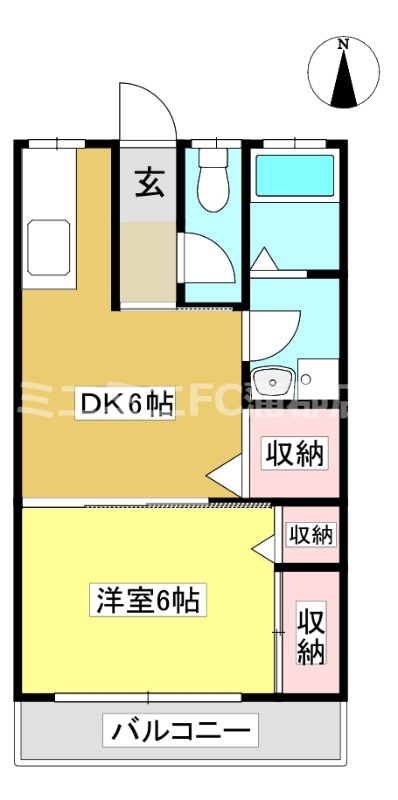 マルワアパートの間取り