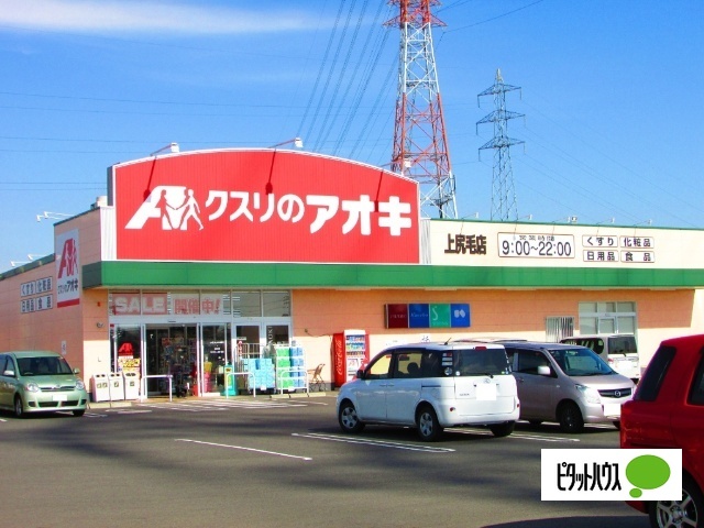 ドラックストア　クスリのアオキ上尻毛店（ドラッグストア）まで726m