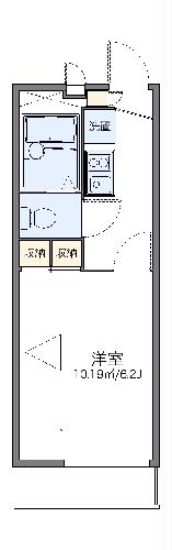 レオパレスアサヒ　アズールの間取り