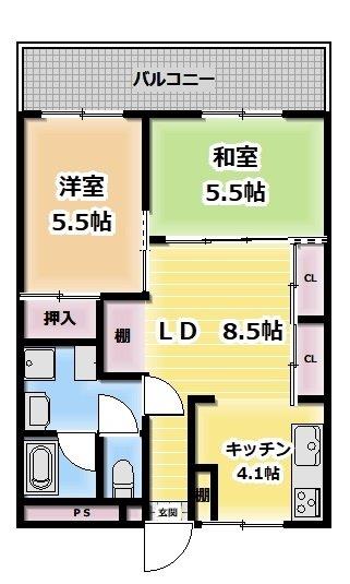 エンツォ今治の間取り