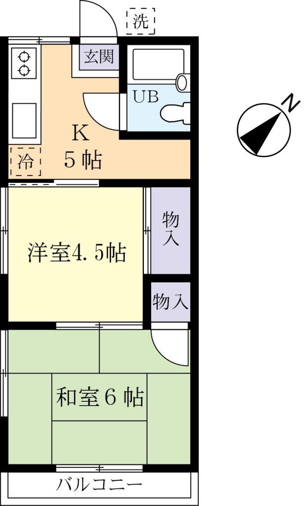 稲敷郡阿見町大字青宿のアパートの間取り