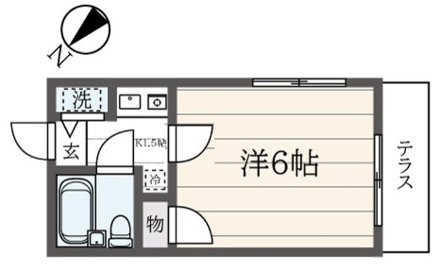 カーサアスールの間取り