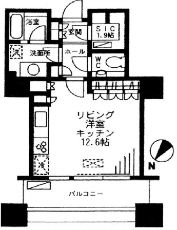 東京ツインパークス　ライトウイングの間取り