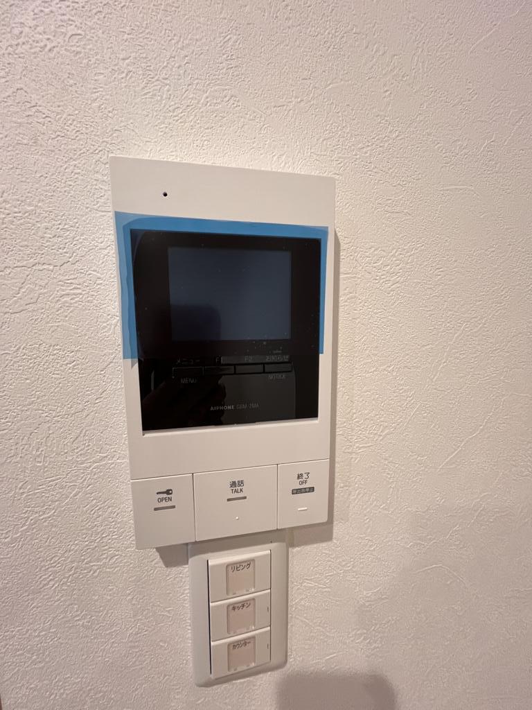 セキュリティ　モニター付きインターホン