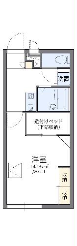 レオパレススマイルハイツ　五色の間取り