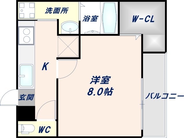 フジパレス高井田III番館の間取り