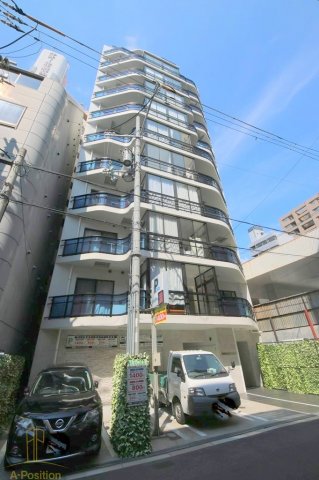 大阪市中央区農人橋のマンションの建物外観