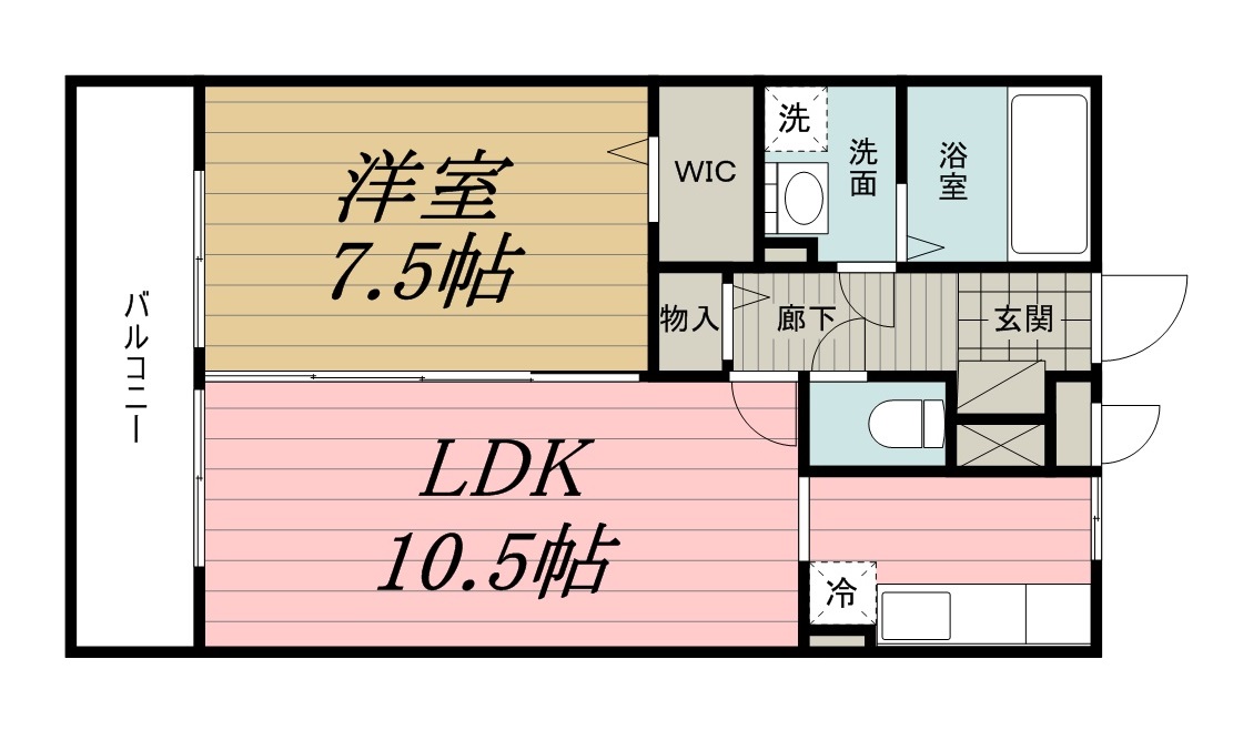 リビングタウン登戸の間取り