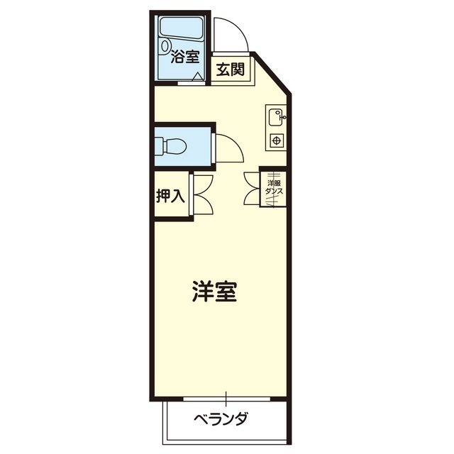 アレグリア黒髪の間取り