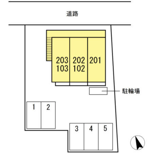 【高松市三条町のアパートのその他】