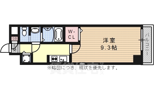 名古屋市昭和区桜山町のマンションの間取り