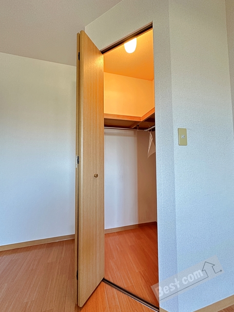 収納　大容量のウォークインクローゼット付き♪