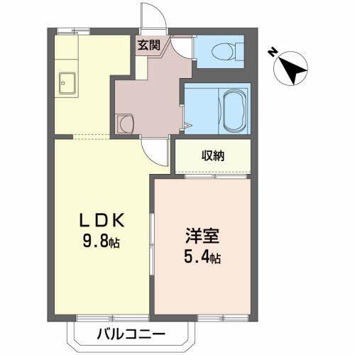 サニーサイド町屋敷の間取り