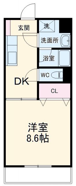 エクシード御油の間取り