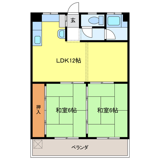 グリーンマンションの間取り