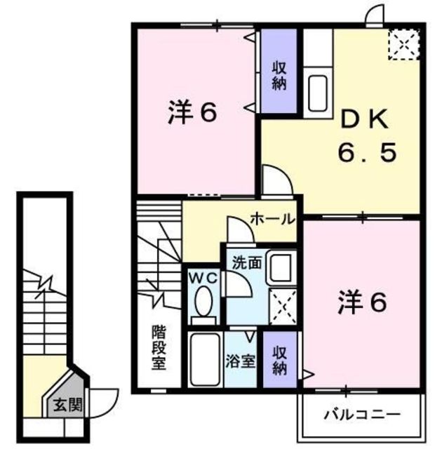 リヴィエールIIの間取り