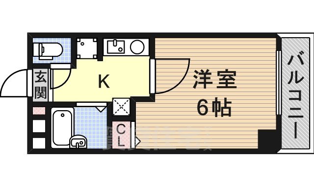 名古屋市瑞穂区竹田町のマンションの間取り