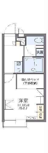 レオパレスアバンギャルド佐世保の間取り