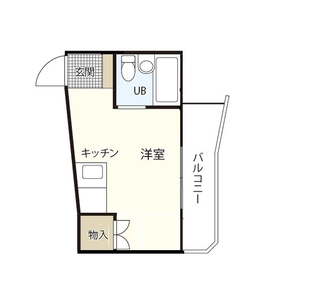 谷崎ビルの間取り