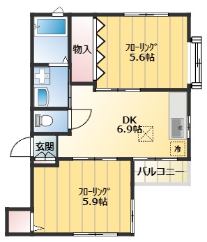 ハイツグリントの間取り