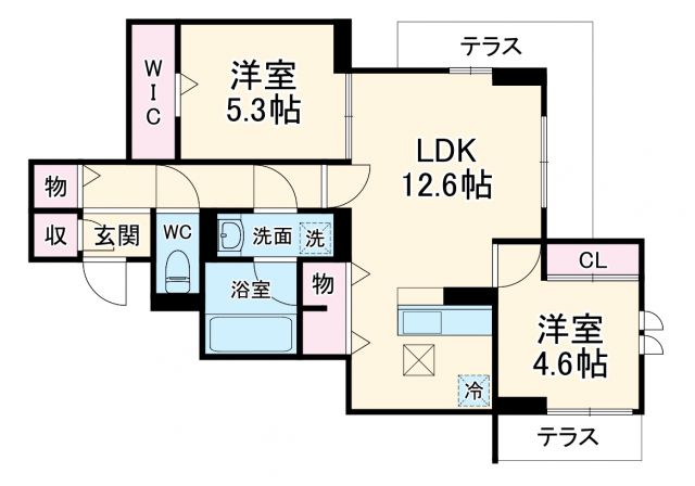 ベルフォルテの間取り