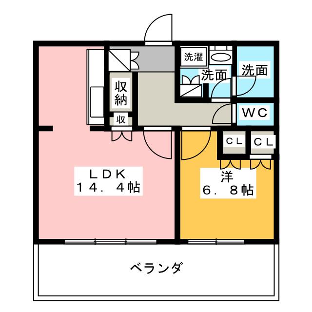 マークス・ザ・タワー東静岡の間取り