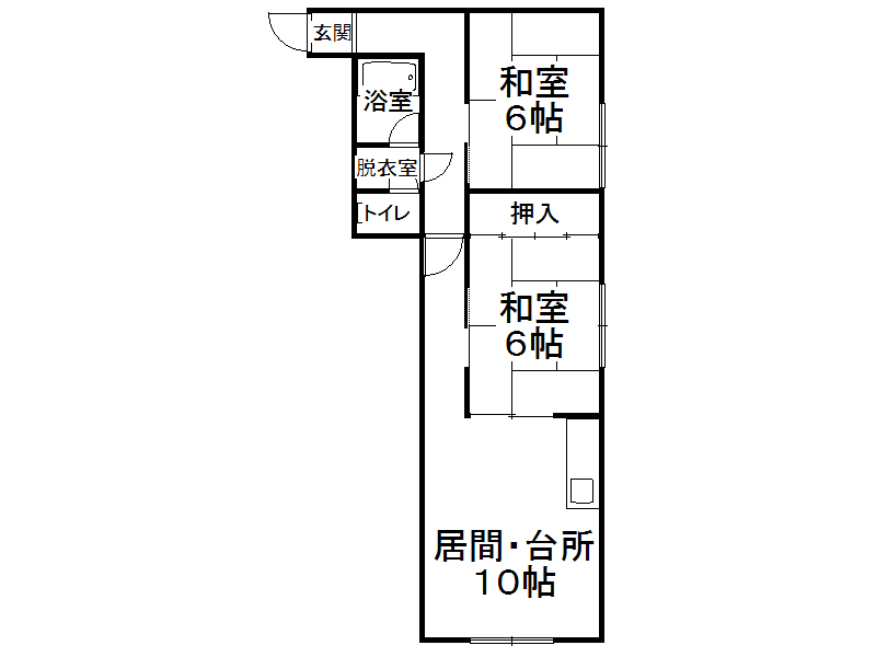 三谷マンションの間取り