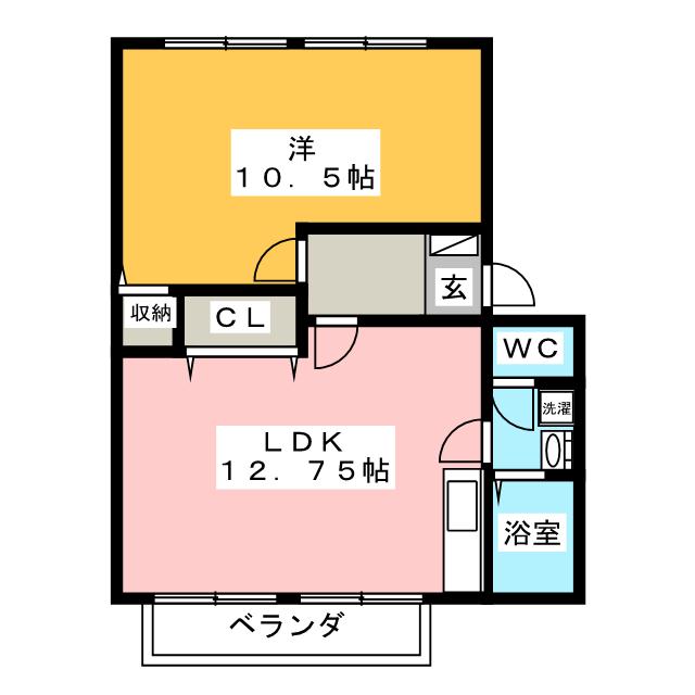 グリーンステージ　Ｂ棟の間取り