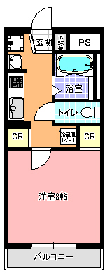 シャルム三の丸の間取り