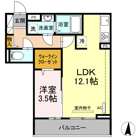 スペランツァ　ウーノの間取り