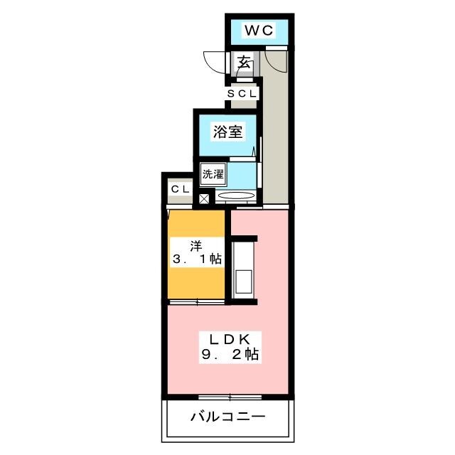 Ｄ－ｒｏｏｍ桜木町の間取り