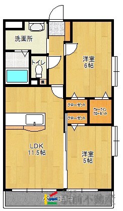 カーサパルチェの間取り