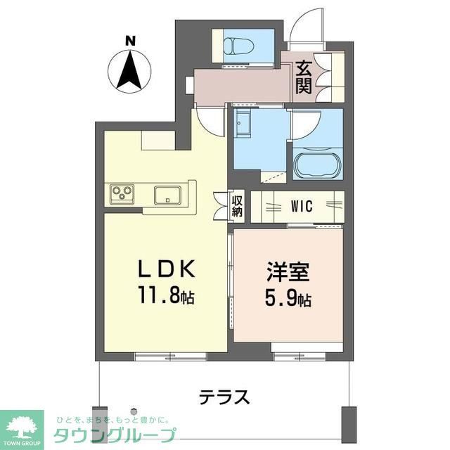 吉川市美南のマンションの間取り