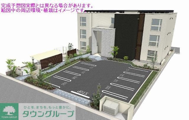 吉川市美南のマンションの建物外観