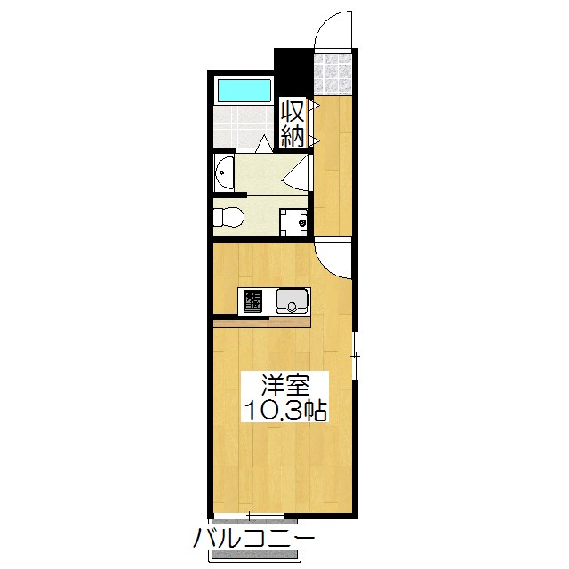 グランコスモ今出川の間取り