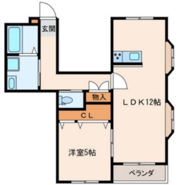 江戸川区松江のマンションの間取り