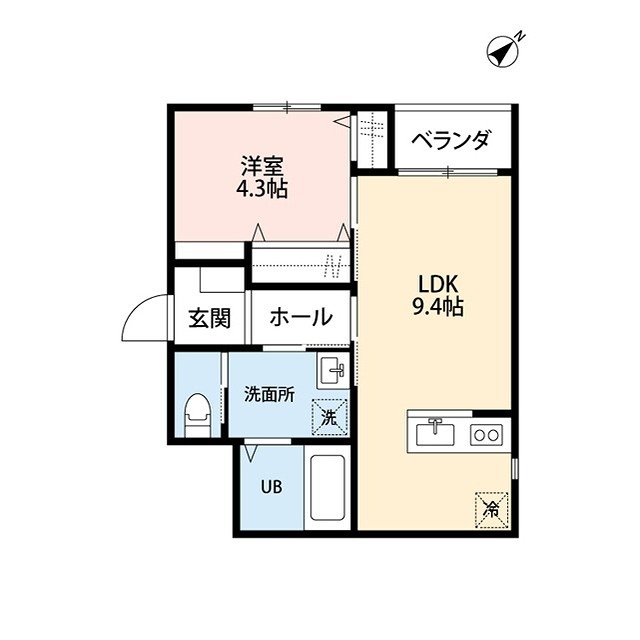 Rooms川端町の間取り