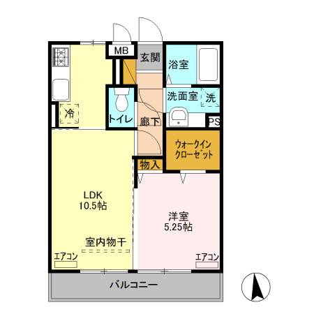 ハイグレードみずほ野IIの間取り