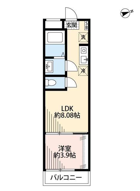 Ｅｒｆｏｌｇ鳩ケ谷の間取り