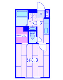 横浜市港南区最戸のアパートの間取り