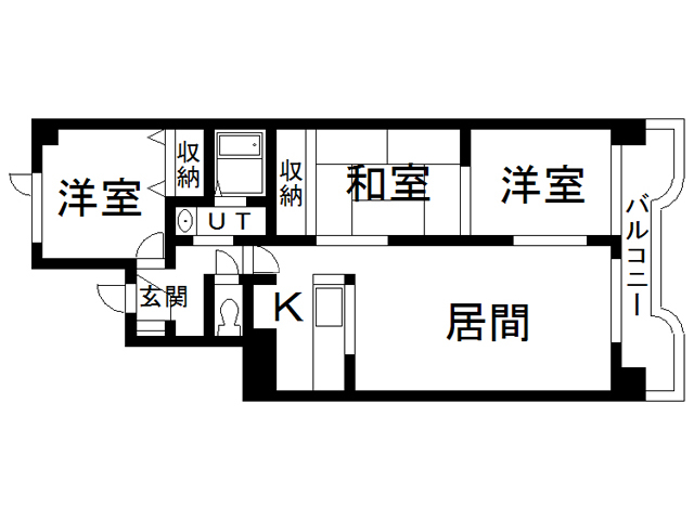 デベックス豊岡４３の間取り