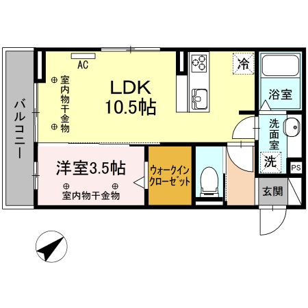 ルミエール エイトの間取り
