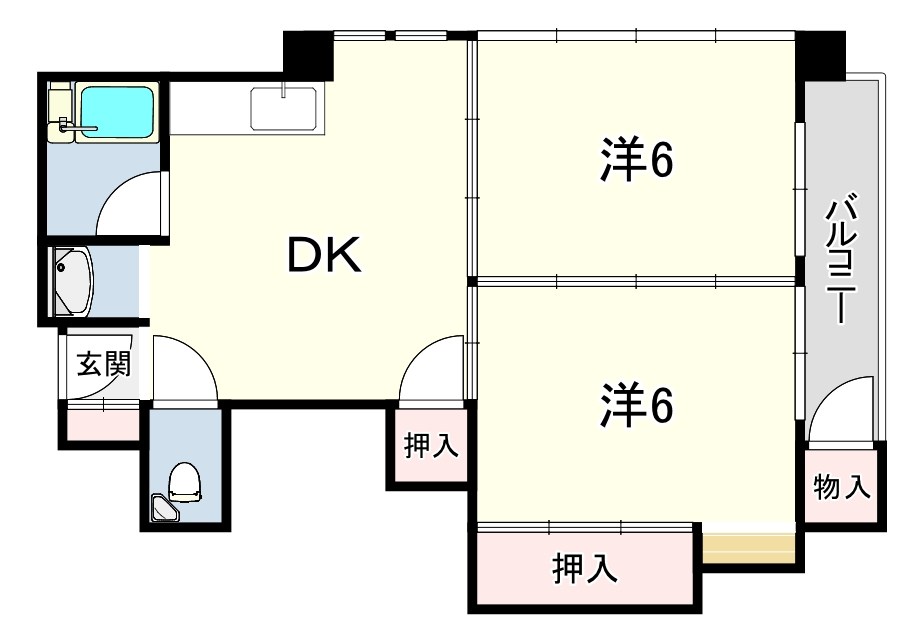 新光マンションの間取り写真