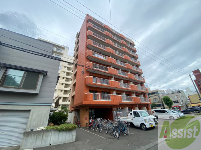 建物外観　札幌市北区北２５条西「クレセント細川北２５条」