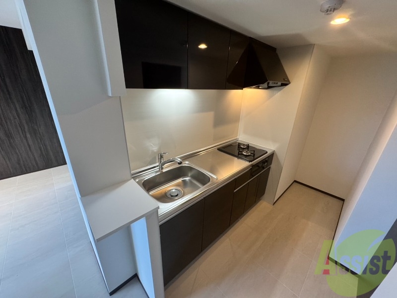 キッチン　都市ガスのキッチンなのでたくさんお料理できますね！