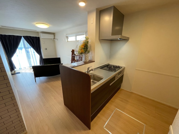 キッチン　毎日のお料理が楽しくなるシステムキッチン完備